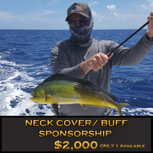 NECK COVER/BUFF - Sponsor --- $2K - only one available - Take a Warrior  Fishing - Operation Kingfish - Venice